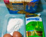 Foto langkah ke 1 dari resep Egg Tart Roti Tawar Creamy Matcha.
