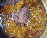 A picture of step 5 of Shuwaka/Bitterleaf and groundnut soup.