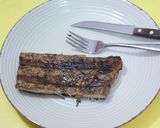 A picture of step 6 of Argentinian Pork "Matambrito" marinated with Rosemary infusion.