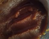 A picture of step 1 of Ilish pati sandesh.