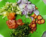 A picture of step 1 of Walnut pulav.