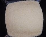 A picture of step 5 of Watermelon peel(rind) dosa(using white green part).