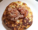 Foto del paso 3 de la receta: Tortilla de mandioca con copete de berenjenas en escabeche
