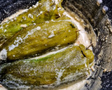 Foto del paso 3 de la receta: CAIGUA EMBUTIDA Con Relleno Árabe🌿🌿 y BERENJENA🍆🍆...!