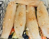 Foto del paso 2 de la receta: Tilapia al horno con vegetales y Puré de Quinua o Quinoa!