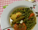 Foto del paso 8 de la receta: Arvejas en tomate con huevos duros