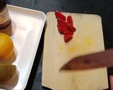 Foto langkah ke 3 dari resep Roti tawar panggang vla buah.