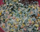 Foto langkah ke 6 dari resep Bakwan Jagung Manis Bayam.