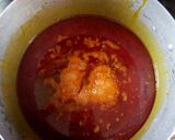 A picture of step 2 of Jellof yam and beans.