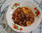 Foto langkah ke 6 dari resep Tumis Kikil Terong Tahu Cabe Hijau.