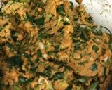 A picture of step 2 of Fenugreek, Fennel and corn flour dumplingsMethi, suva makai muthia.