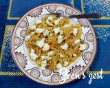 A picture of step 5 of Jhatpat Anda Vermicelli.