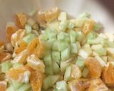 A picture of step 2 of Orangelicious fruit salad.
