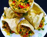 Papad Corn Chaat recipe step 3 photo