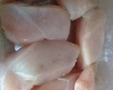 A picture of step 1 of Chicken Espetada.