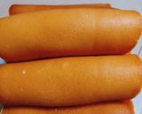 Hình bước làm 3 của món Bánh pancake cuộn phô mai