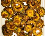 A picture of step 3 of Bitter gourd chips.