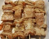 A picture of step 4 of Super Flavorful Fish Skewers.