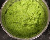 A picture of step 2 of Green peas cheese pudding.