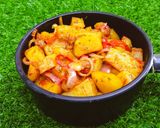 A picture of step 5 of Spicy potato.