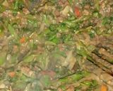 Foto langkah ke 3 dari resep Tumis kornet buncis cabe ijo.