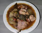 รูปขั้นตอนการทำที่ 4 ของ แกงอ่อมไก่ใส่ฟักใส่ผักชีลาว