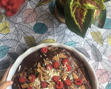 Foto del paso 5 de la receta: Tarta de galletas con chocolate y frambuesas