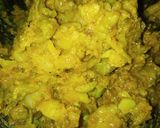 A picture of step 1 of Gobhi aloo ki sabji ka paratha.