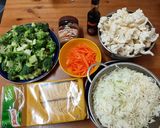 Φωτογραφία βήματος 1 της συνταγής Noodles με λαχανικά