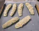 Túróval 🧀 töltött cukkini 🥒 recept fázis 5 fotója
