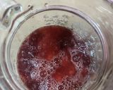 A picture of step 3 of Strawberry mint margarita.