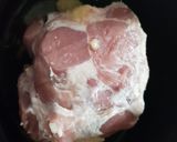 A picture of step 1 of My Slow cooked Pulled Pork. 😍.