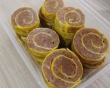 Foto langkah ke 8 dari resep Beef Egg Roll, Rolade Daging Sapi Mpasi 1 Tahun (Hana 19 Bulan).