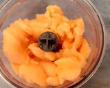 Une image de l'étape 1 de Sorbet au melon.