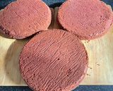 A picture of step 6 of Red Velvet Cake with Cream Cheese Frosting:.