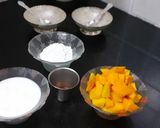 A picture of step 1 of Mango cream.