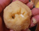 Foto del paso 5 de la receta: Bombas de papa y batata rellenas (Horno)
