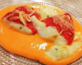 Foto del paso 5 de la receta: Piquillos rellenos de Brandada de Bacalao al gratén de Parmesano
