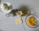 Foto langkah ke 1 dari resep Ogura cake chese cottony cake.