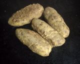 A picture of step 4 of Chickpea fritters.