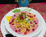 A picture of step 5 of Healthy Beetroot Pulp Tikki Chaat.