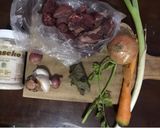 Foto langkah ke 1 dari resep Air Kaldu Sapi dan Blansir Daging.