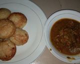 A picture of step 4 of Masa and miyan taushe.