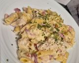 Une image de l'étape 3 de One pot pasta au poulet lardons et crème au Cookeo infnity 😀.
