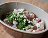 Une image de l'étape 4 de Salada de polvo, salade de poulpe.