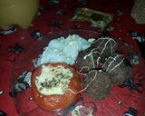 Foto del paso 2 de la receta: Tomate relleno con albóndigas y arroz