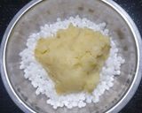 A picture of step 1 of Falahari Sabudana Waffles.