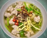 รูปขั้นตอนการทำที่ 5 ของ ข้าวต้มหมูแบบแยกน้ำซุป