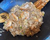 A picture of step 4 of Classic Chinese Shrimp Fried Rice.