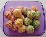 Foto langkah ke 3 dari resep Mochi pelangi.